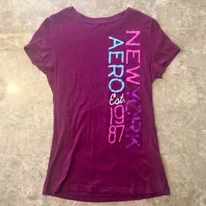 Maroon Aeropostale Tee